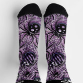 Chaussette Chaussettes araignée Halloween Spooks avec nom (Haut)