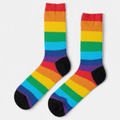 Chaussette Chaussettes arc-en-ciel LGBTQ (Gauche)