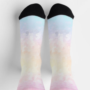 Chaussette Chaussettes Arc-en-ciel Pastel