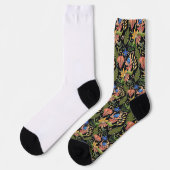 Chaussette Chaussettes Art Déco et fleurs (Gauche)