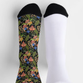 Chaussette Chaussettes Art Déco et fleurs (Haut)