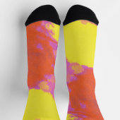 Chaussette Chaussettes Art fou déversées Peinture (Haut)