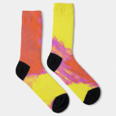 Chaussette Chaussettes Art fou déversées Peinture (Droite)