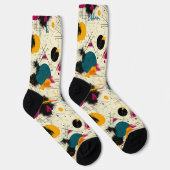 Chaussette Chaussettes artistiques dynamiques en Turquoise, m (Droite)