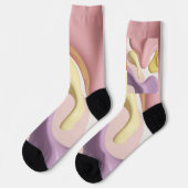 Chaussette Chaussettes au graphique abstrait élégant (Gauche)