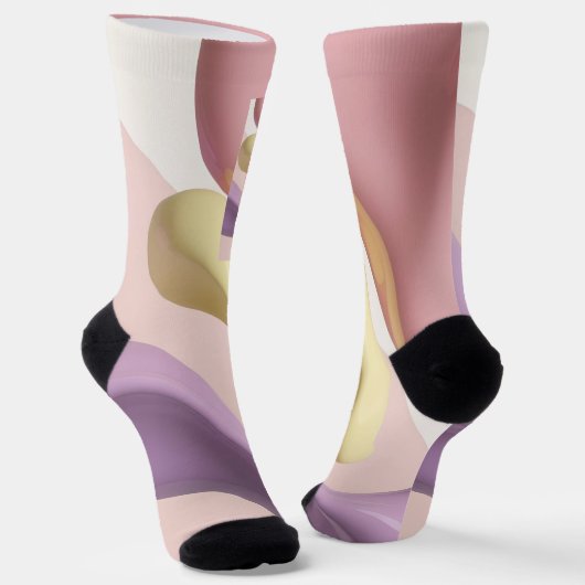 Chaussette Chaussettes au graphique abstrait élégant (Angulaire)