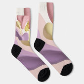 Chaussette Chaussettes au graphique abstrait élégant (Droite)