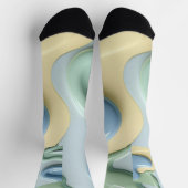Chaussette Chaussettes au graphique abstrait stylé (Haut)