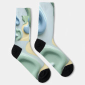 Chaussette Chaussettes au graphique abstrait stylé (Droite)
