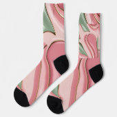 Chaussette Chaussettes au graphique abstrait stylé (Gauche)