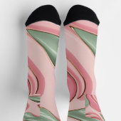 Chaussette Chaussettes au graphique abstrait stylé (Haut)