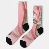 Chaussette Chaussettes au graphique abstrait stylé (Gauche)