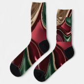 Chaussette Chaussettes au graphique abstrait stylé (Gauche)