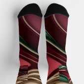 Chaussette Chaussettes au graphique abstrait stylé (Haut)