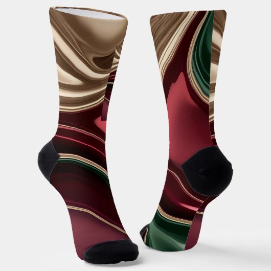 Chaussette Chaussettes au graphique abstrait stylé (Angulaire)