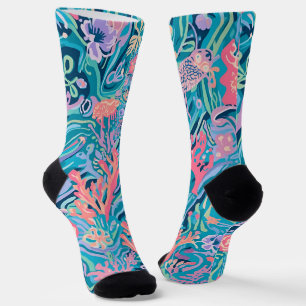 Chaussette Chaussettes au motif graphique élégant