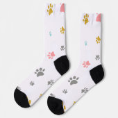 Chaussette Chaussettes aux Pattes de Chat (Gauche)