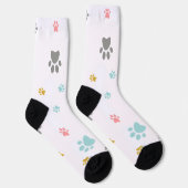 Chaussette Chaussettes aux Pattes de Chat (Droite)
