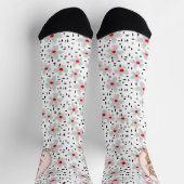 Chaussette chaussettes avec application d'un petit chaton (Haut)