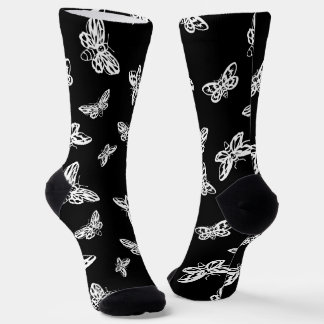 Chaussette Chaussettes avec motif de papillon