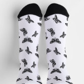 Chaussette Chaussettes avec motif de papillon (Haut)