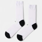 Chaussette chaussettes avec petit logo imprimé (Gauche)