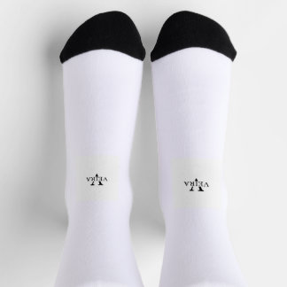 Chaussette chaussettes avec petit logo imprimé