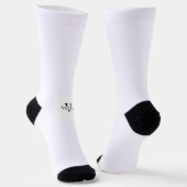 Chaussette chaussettes avec petit logo imprimé (Angulaire)