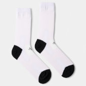 Chaussette chaussettes avec petit logo imprimé (Droite)
