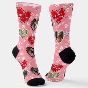 Chaussette Chaussettes avec photo de chien personnalisée   Ch