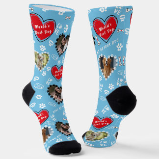 Chaussette Chaussettes avec photo de chien personnalisée | Ch
