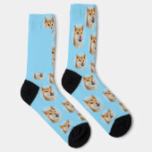 Chaussette Chaussettes avec photo de compagnie personnalisée  (Droite)