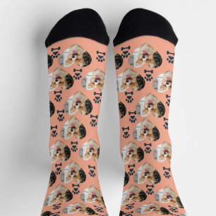 Chaussette Chaussettes avec photo personnalisée d'animaux et 