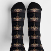 Chaussette Chaussettes B&E Bold et conception élaborée 002124 (Haut)
