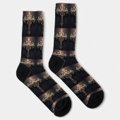 Chaussette Chaussettes B&E Bold et conception élaborée 002124 (Droite)