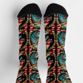 Chaussette Chaussettes B&E Bold et conception élaborée 002217 (Haut)