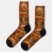 Chaussette Chaussettes B&E Bold et conception élaborée 002298 (Gauche)