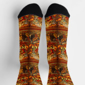 Chaussette Chaussettes B&E Bold et conception élaborée 002298 (Haut)