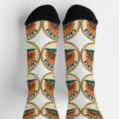 Chaussette Chaussettes B&E Bold et conception élaborée 00373 (Haut)