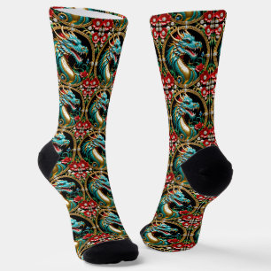 Chaussette Chaussettes B&E Design audacieux et élaboré 002140
