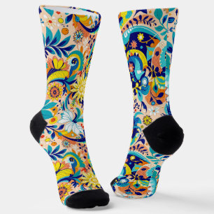 Chaussette Chaussettes B&E Dessin Audacieux et Elaboré 001941