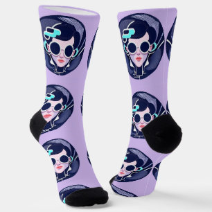 Chaussette Chaussettes B&E Dessin Audacieux et Elaboré 002209