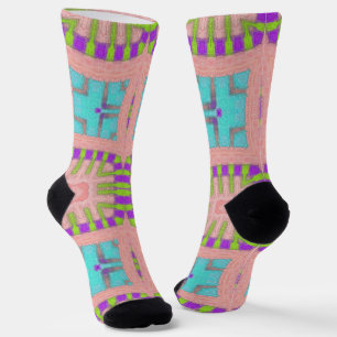 Chaussette Chaussettes B&E Dessin Audacieux et Elaboré 004819