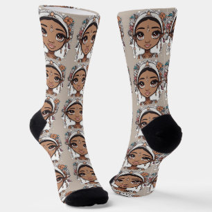 Chaussette Chaussettes B&E Dessin Audacieux et Elaboré 004895