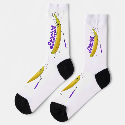 Chaussette Chaussettes - Bananes dansantes (Gauche)