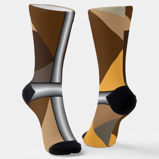 Chaussette Chaussettes barrées (Angulaire)