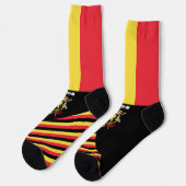 Chaussette Chaussettes Belgique, couleurs du drapeau belge /  (Gauche)
