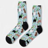 Chaussette Chaussettes berger australiennes de Noël (Gauche)