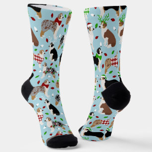 Chaussette Chaussettes berger australiennes de Noël