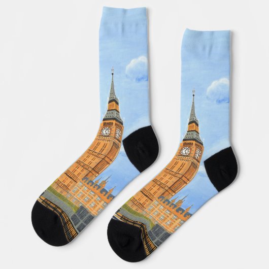 Chaussette Chaussettes Big Ben Londres (Gauche)